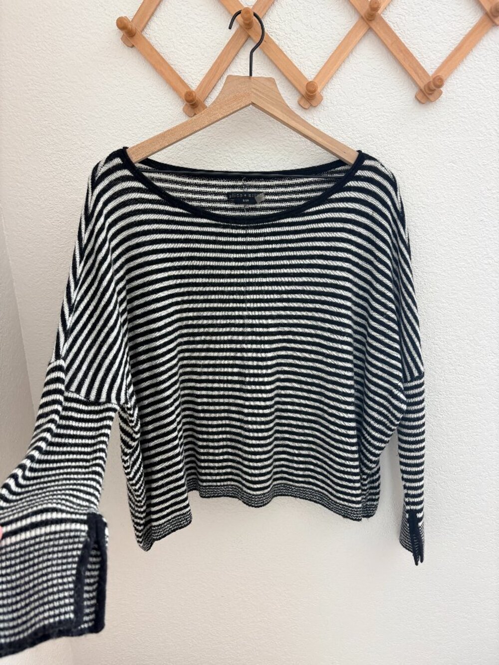 Alice + Olivia Base Layer Striped Sweater